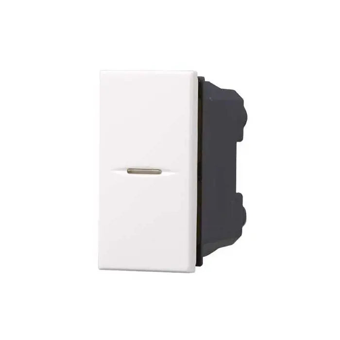 Invertitore 1P 16A compatibile Bticino Axolute colore bianco Ettroit AB0901