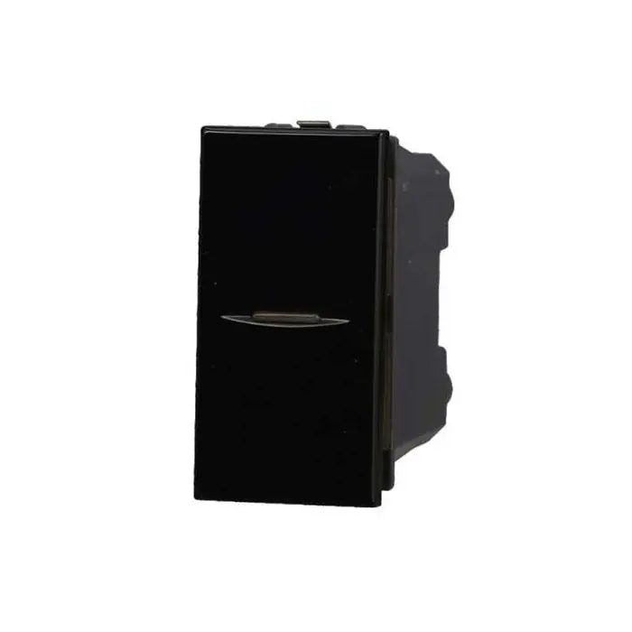 Invertitore 1P 16A compatibile Bticino Axolute colore nero Ettroit AN0901