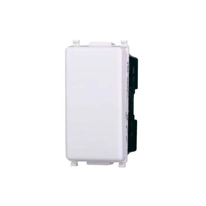 Interruttore unipolare 1P 16A compatibile Vimar Plana colore bianco Ettroit EV0401