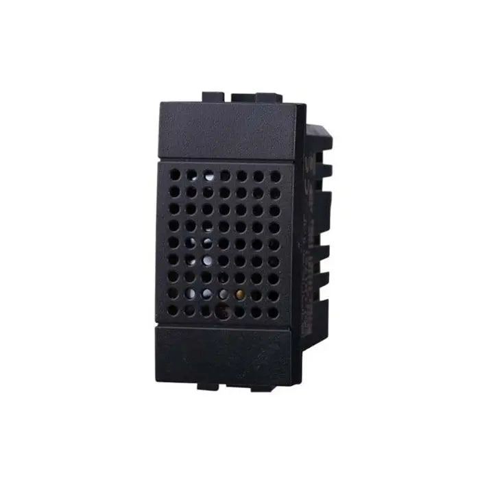 Interruttore con sensore di rilevamento acustico compatibile Bticino Livinglight colore nero