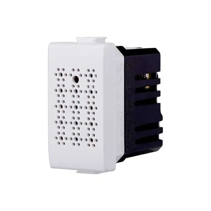 Interruttore con sensore di rilevamento acustico compatibile Bticino Matix colore bianco